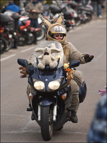 Man on bike