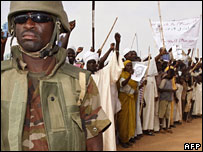 Darfur barış gücü askeri