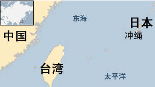中國、日本、台灣海域地圖