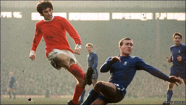 Ron 'Chopper' Harris and George Best