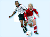 Girl footballers