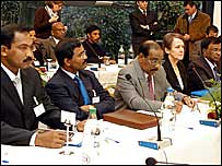 LTTE team at the talks (photo Sudath Silva)