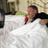 On his tour, Chris got into Aled's bed, just to freak him out a bit