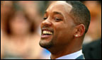 Will Smith, at the UK premier of 'I, Robot'.
