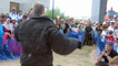 Will he get away? Rhod versus the RAF Police Dog...
