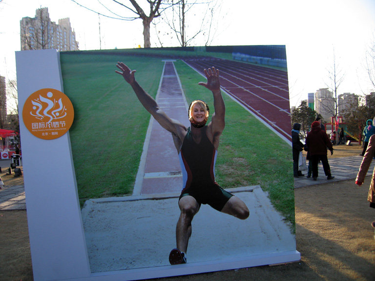 doing the long jump