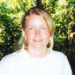Gillian Esquivel, in Costa Rica, wearing the sarong the scorpion was hiding in. You can still see redness on the forefinger on her left hand where the scorpion struck