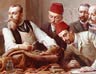 Examination of a Mummy - The Priestess of Ammon by Paul Dominique Philippoteaux, Egypt, c.1875. Courtesy of Peter Nahum at The Leicester Gallery, London