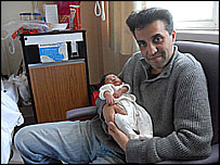 Father and baby