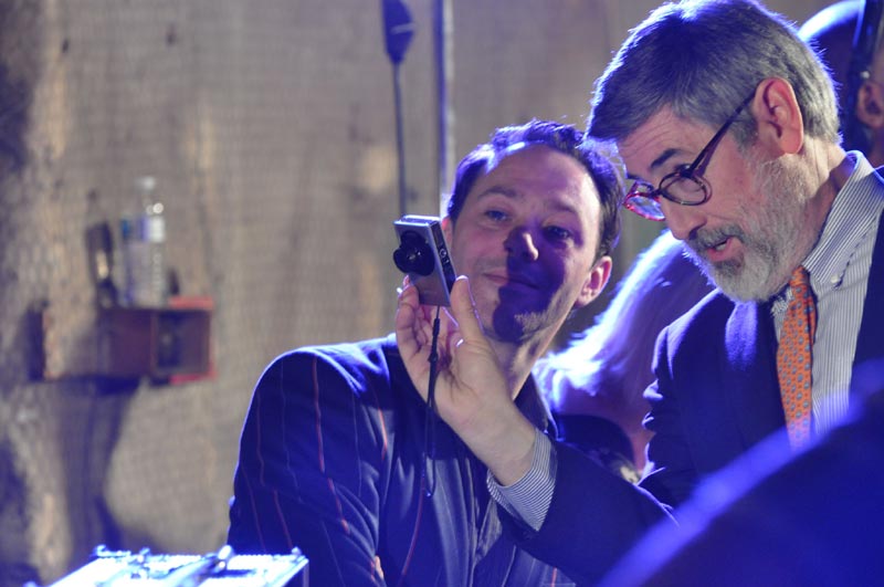 Reece Shearsmith and John Landis