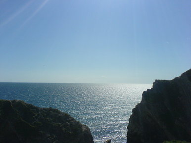Sunlight on sea