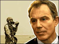 O primeiro-ministro britânico, Tony Blair