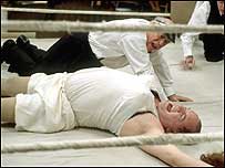 Wrestling bout