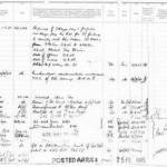 Just one page from my Army Records, seen for the first time 61 years after the events were actually recorded!
