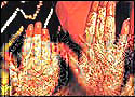 Henna tattoos