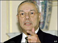 O secretário de Estado dos Estados Unidos, Colin Powell