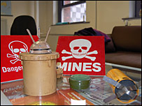 Landmines in MAG office