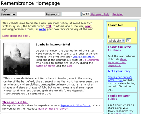 The first wireframe homepage that was tested by users