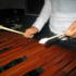 ... with chopsticks and a lot of rubberbands. ZENA played 'Bed' on the XYLOPHONE (geddit!)