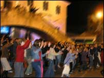 Salsa dancing