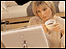 Woman at computer