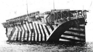 世界上第一艘航空母舰,英国皇家海军的HMS Argus号。
