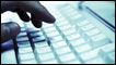 A computer keyboard