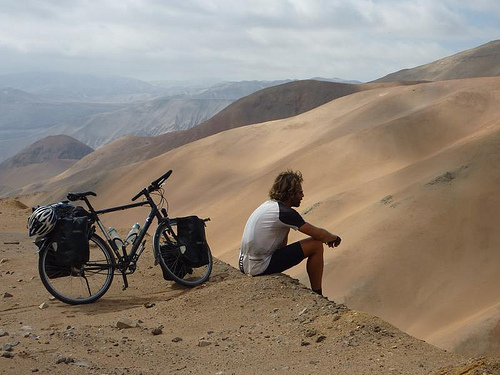 mark in desert