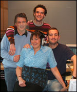 The whole team