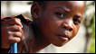 A young orphan in Zimbabwe