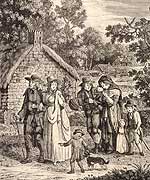 Family leaving home