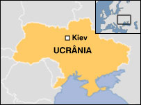 Mapa da Ucrânia