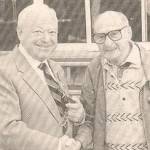 Fred Neale and Les Hughes, from No 36 Squadron are Reunited at Shoreham Airport. September late 1970's (image reproduced by kind permission of the Shoreham Herald) Fred Neale and Les Hughes, from No 36 Squadron are Reunited at Shoreham Airport. September late 1970's (image reproduced by kind permission of the Shoreham Herald)