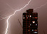 Lightning over south London