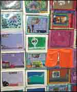 Bank of boxes