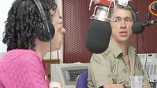 Mat Frazer and Liz Carr