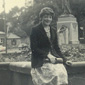 Margaret outside Armagh Hall in 1963 - before becoming a nun