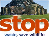 Waste guide cover
