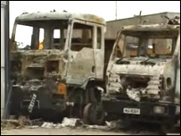 Fire damage