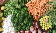 Selection of vegetables