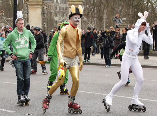 Skating at Easter