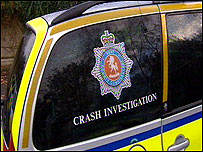 Crash unit police vehicle