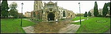 Outside Chelmsford Cathedral