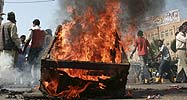 Protestors in Pakistan