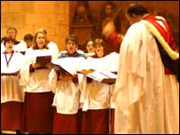 Choir singers