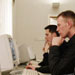 Students on computers