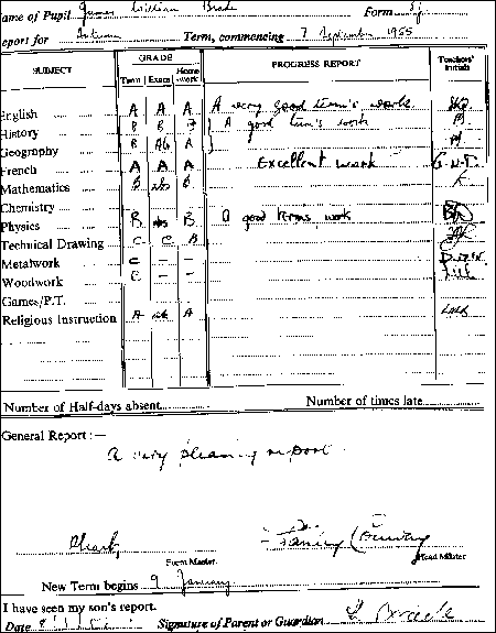 School Report main