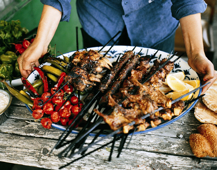 Barbecue food 