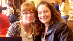Andrea with friend