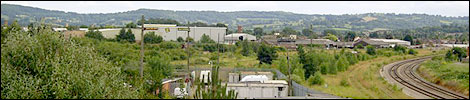 The 'railway triangle' (Photo: Stephen Langdon)